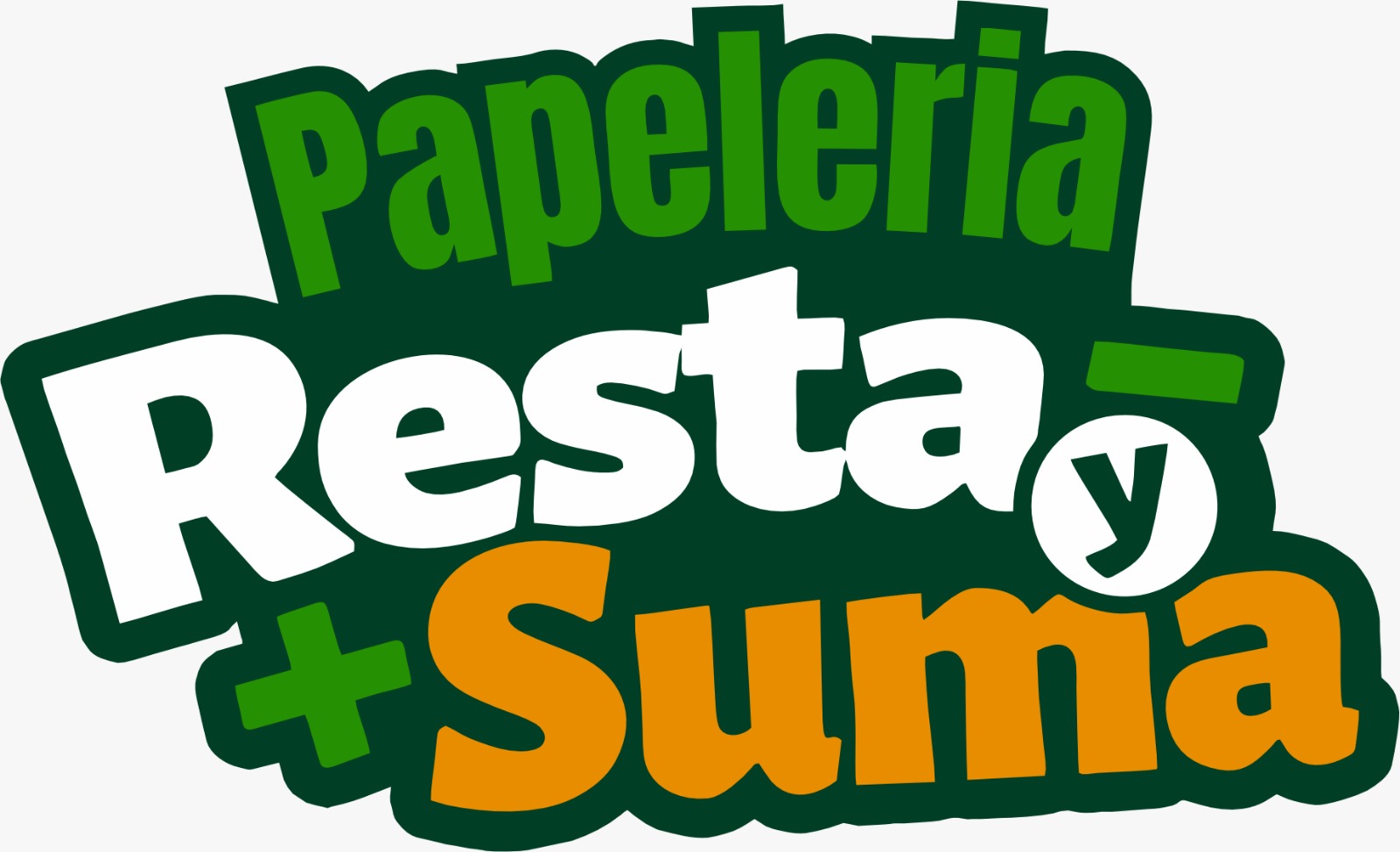 Papelería resta y suma