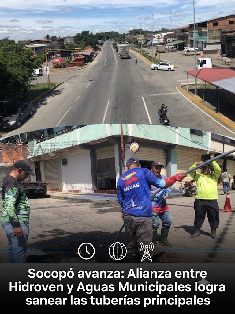 Socopó avanza: Alianza entre Hidroven y Aguas Municipales logra sanear las tuberías principales
