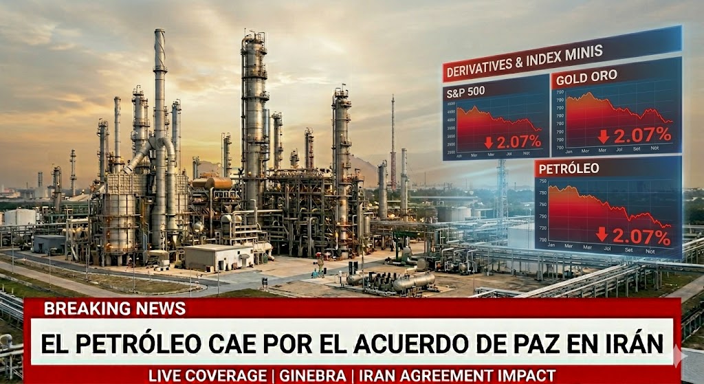 El "Efecto Paz" desploma el petróleo: El acuerdo con Irán reconfigura los mercados globales
